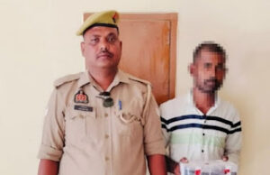 Jaunpur News खुटहन थाना पुलिस ने तमंचे के साथ युवक को किया गिरफ्तार