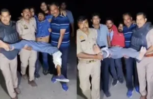 Fatehpur News फतेहपुर में किसान नेता, परिवार की तिहरी हत्या में शामिल भगोड़ों से पुलिस की मुठभेड़, 2 गिरफ्तार