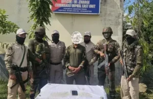 मणिपुर में जबरन वसूली और हथियार तस्करी के आरोप में 3 उग्रवादी गिरफ्तार..