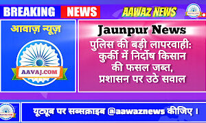Jaunpur News पुलिस की बड़ी लापरवाही: कुर्की में निर्दोष किसान की फसल जब्त, प्रशासन पर उठे सवाल