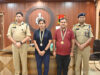 Azamgarh News : सिल्वर मेडल जीतने वाले स्टेनो और महिला आरक्षी को एसपी ने सम्मानित किया