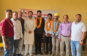 Jaunpur News राष्ट्रीय पत्रकार सुरक्षा परिषद की मछलीशहर तहसील इकाई का गठन, विशाल गौतम बने तहसील अध्यक्ष