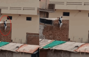 बागपत में सनसनी: प्रेमी संग होटल में पकड़ी गई पत्नी, पुलिस देख छत से कूदी, वीडियो वायरल