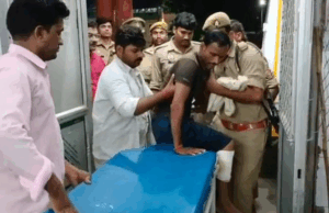 बहराइच में चीनी व्यापारी से लूट का आरोपी मुठभेड़ में गिरफ्तार, पैर में गोली लगी