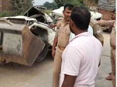 Jaunpur News जौनपुर में अयोध्या लौट रहे श्रद्धालुओं की बोलेरो ट्रक से टकराई, एक महिला की मौत, छह घायल