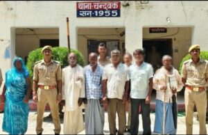 चन्दवक पुलिस ने 06 वारन्टी अभियुक्त को किया गिरफ्तार 1000009325-1
