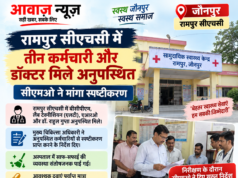 रामपुर सीएचसी के निरीक्षण में डॉक्टर समेत चार कर्मचारी अनुपस्थित, सीएमओ ने मांगा स्पष्टीकरण 1001697349-1