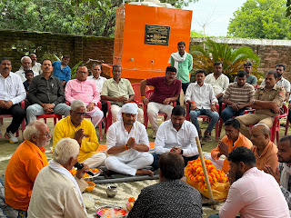 Jaunpur News श्री राम-जानकी मंदिर के सुंदरीकरण कार्य का भूमि-पूजन के साथ शुभारंभ 1001700038