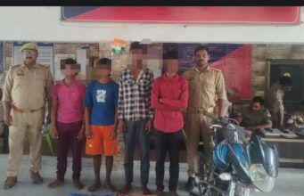 जौनपुर: चोरी की दो बैटरी और बाइक बरामद, तीन आरोपी गिरफ्तारः बदलापुर पुलिस ने 9 घंटे में किया खुलासा, एक बाल अपचारी भी पकड़ा गया