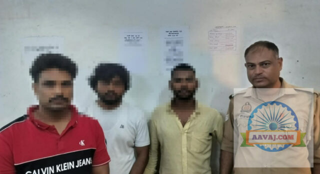 जौनपुर में चोरी की बाइक और पिस्टल के साथ तीन युवक गिरफ्तार, पुलिस ने भेजा जेल
