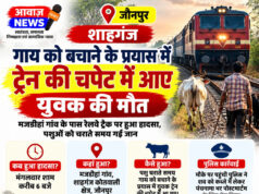 शाहगंज: गाय को बचाने के प्रयास में ट्रेन की चपेट में आए युवक की मौत शाहगंज: गाय को बचाने के प्रयास में ट्रेन की चपेट में आए युवक की मौत